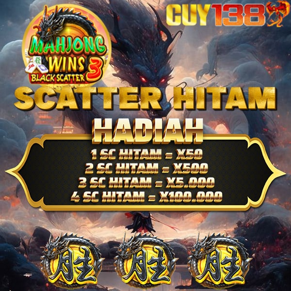 CUY138 Situs Slot Scatter Hitam Terbaru Saat Ini Kemenangan Besar x100.000